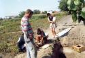 Práce na archeologickom výskume v Dubovanoch Práce na archeologickom výskume v Dubovanoch